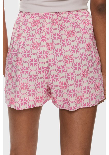 Pamuklu Yüksek Bel Regular Fit Müslin Short Kadın Short 103192A1Q1DN3 modelleri