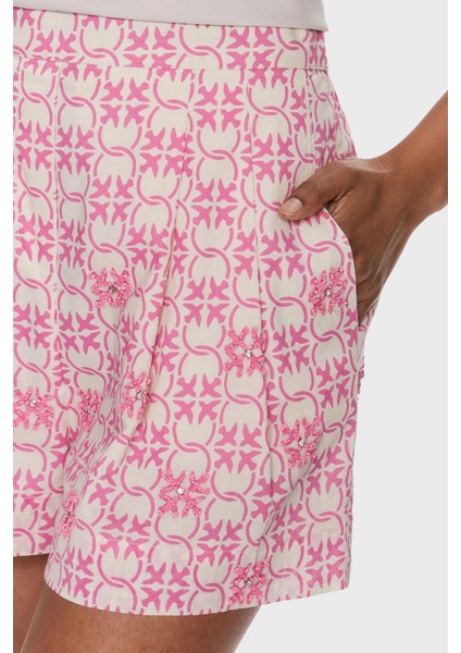 Pamuklu Yüksek Bel Regular Fit Müslin Short Kadın Short 103192A1Q1DN3 indirimleri