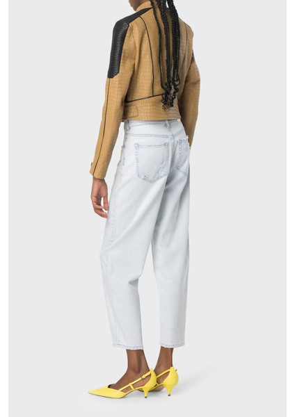 Yırtık Detaylı Yüksek Bel Mom Jeans Kot Pantolon 100379A1Jkpjq fiyatları