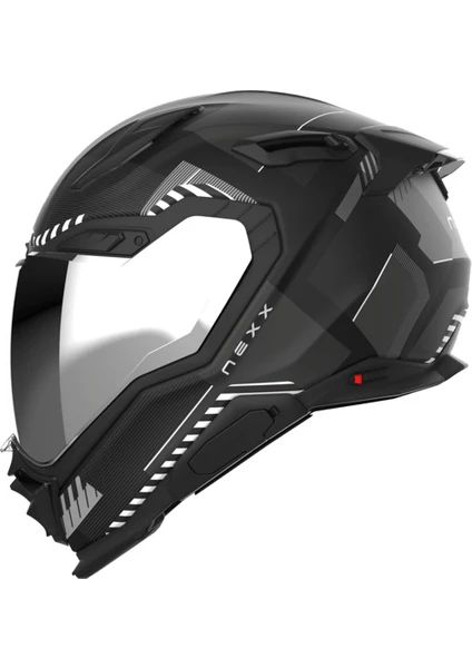 X.wst 3 Fluence Mat Siyah-Gri Kask