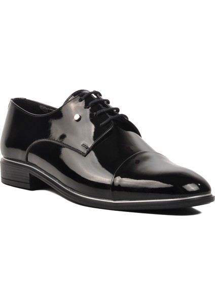 P120 Siyah Rugan Erkek Klasik Ayakkabı modelleri