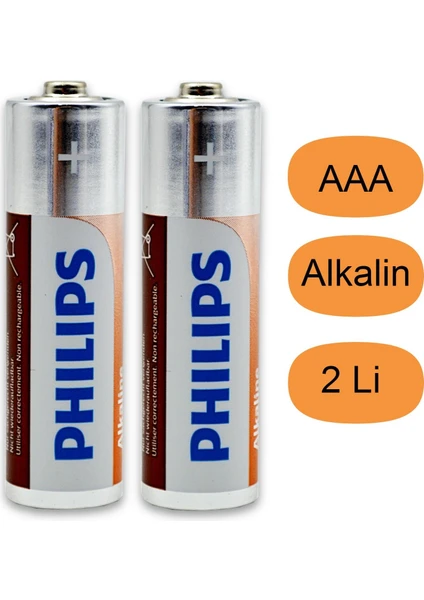 Alkaline Aaa Ince Kalem Pil Kartela LR03A12S/10 2 Li