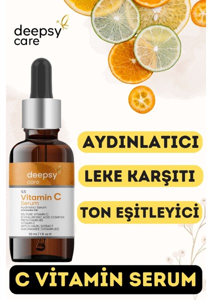 Deepsy Care Aydınlatıcı C Vitamini Serumu 30 ml