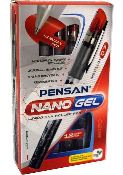 6020 Nano Gel Kalem 12 Adet