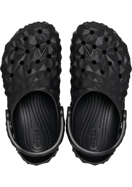 Classic Geometric Clog Unisex Siyah Clog Terlik 209563-001