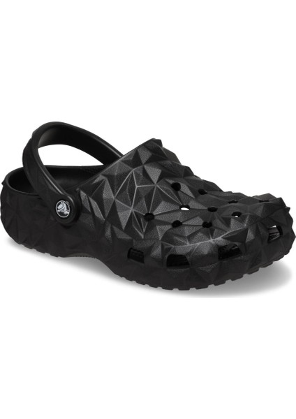 Classic Geometric Clog Unisex Siyah Clog Terlik 209563-001