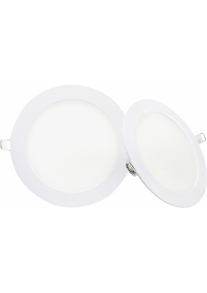 10 Adet 12W 3000K Günışığı Işık Smd Yuvarlak Slim LED Panel KDL401 modelleri