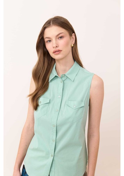 Kolsuz Gömlek Mint Y2313583_097