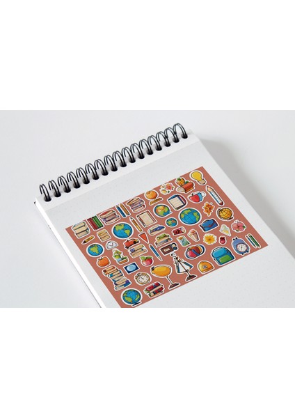Çalışma Arkadaşım Figürler Sticker Set-Defter Kitap Figürlü Sticker Set fiyatları