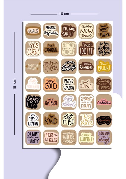 35 Adet Vintage Sticker-Sticker Set-Ajanda Bullet Için Uygun