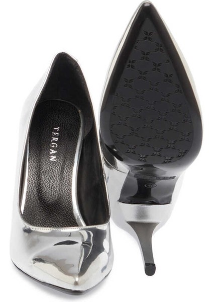 Platin Vegan Kadın Stiletto - K24I1AY67394-O53