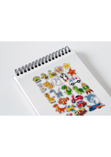 Çocuk Vektör Planlayıcı Sticker Seti Planner Ajanda Bullet Journal Için Uygun Set