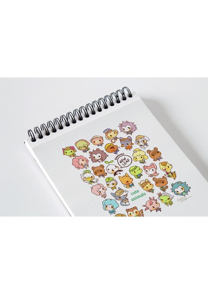 Cute Animal Planlayıcı Sticker Seti Planner Ajanda Bullet Journal Için Uygun Set fiyatları