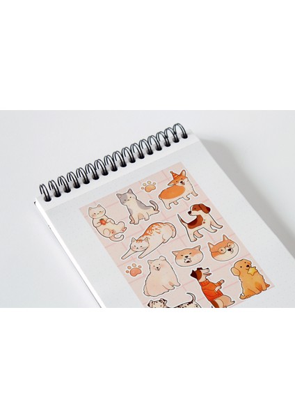Animal Sticker Seti Planner Ajanda Bullet Journal Için Uygun Set fiyatları