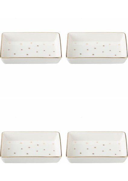 Forest Kahvaltı&meze Tabağı 7X11CM 4 Lü 04LFH000587