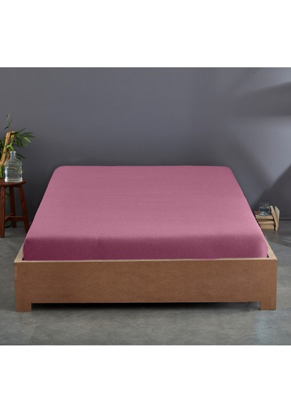 %100 Pamuk 62 Tel (155 TC) 100x200cm +30cm Yükseklik Tek Kişilik Lastikli Çarşaf