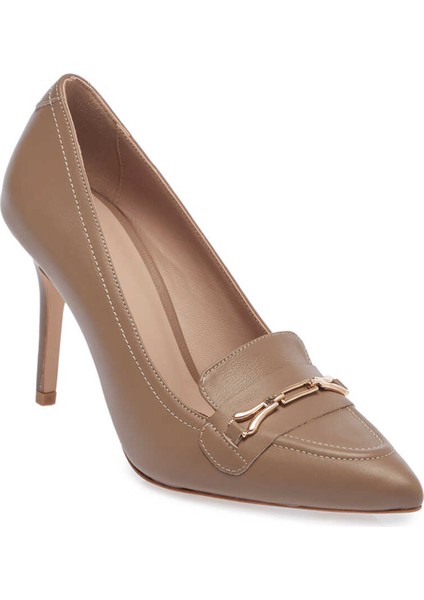 Vizon Hakiki Deri Kadın Stiletto - K24I1AY67465-A44