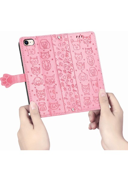 Iphone 8 / 7 / 6 Flip Kapak Kısa Kayış Deri Kılıf Karikatür (Yurt Dışından) fırsatları