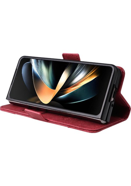 Samsung Galaxy Z Için Kılıf Fold 4 5g Kart Yuvaları Cüzdan Kapak Çevirin Tpu (Yurt Dışından) modelleri