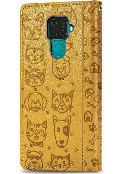 Huawei Nova 5i Pro Için Kılıf Kısa Kayış Deri Kılıf Darbeye Karikatür (Yurt Dışından) indirimleri