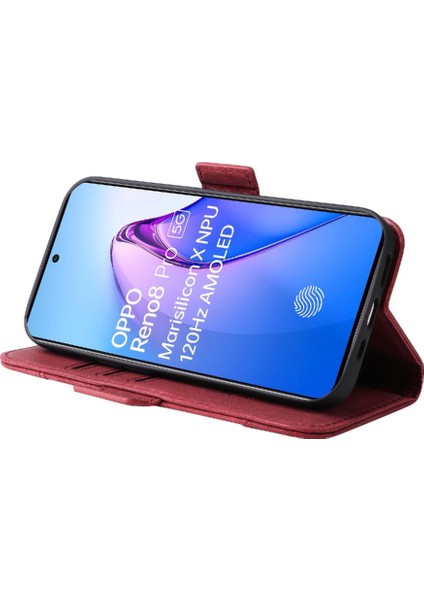 Oppo Oppo 8 Pro 5g Kart Yuvaları Için Kılıf Tpu Deri Manyetik Cüzdan Flip (Yurt Dışından)