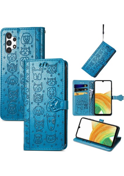 Samsung Galaxy A13 4g Darbeye Karikatür Hayvanlar Için Kılıf Kapak Çevirin (Yurt Dışından) modelleri