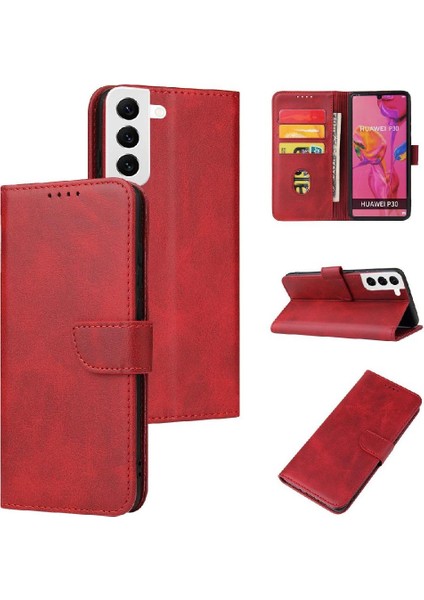 Samsung Galaxy S23 Artı Kart Tutucu ile Kickstand Deri Folio (Yurt Dışından)