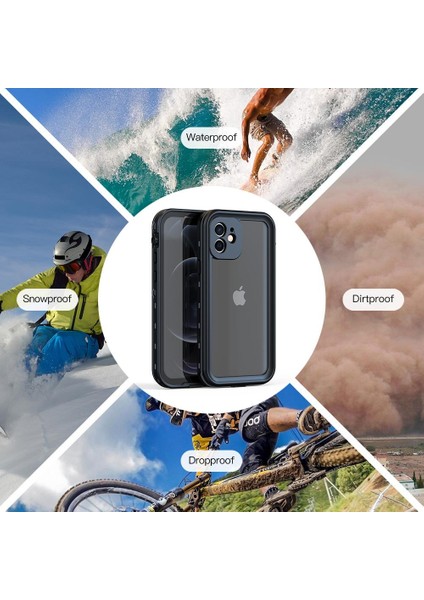 Iphone 12 IP68 Su Geçirmez Tam 12FT Askeri Darbeye Dayanıklı Ekran (Yurt Dışından) indirimleri