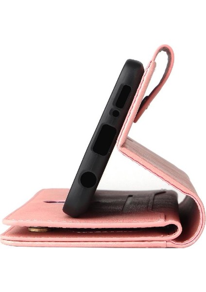 El Kayışı Manyetik Deri Fermuar Cüzdan ile Samsung Galaxy A40 Için Kılıf (Yurt Dışından) indirimleri