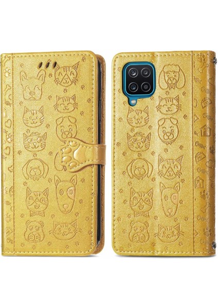 Samsung Galaxy A22 4g Darbeye Karikatür Hayvanlar Için Kılıf Kapak Çevirin (Yurt Dışından)