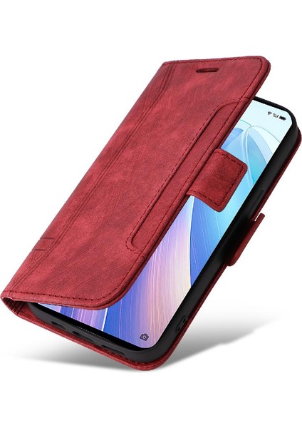 Oppo Bulmak Için Kılıf X5 Lite Cüzdan Kapak Çevirin Tpu Deri Manyetik Kart (Yurt Dışından)