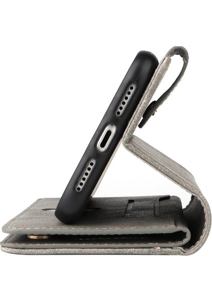 Iphone 11 Için Kılıf Pro Max Fermuar Cüzdan Kapak Kart Tutucu ile El Kayışı (Yurt Dışından)
