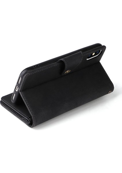 Iphone X/xs Kart Tutucu Fermuar Cüzdan Kapak El Kayışı ile (Yurt Dışından) modelleri