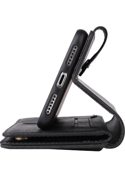 Iphone X/xs Kart Tutucu Fermuar Cüzdan Kapak El Kayışı ile (Yurt Dışından) fırsatları