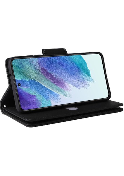 Samsung Galaxy S21 Artı Fermuar Cüzdan Kapak Için Kılıf ile El Kayışı Kartı (Yurt Dışından) fırsatları