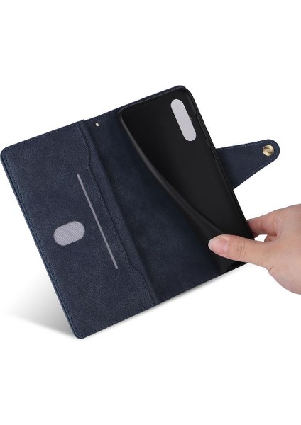 Samsung Galaxy A70/AHAND Kart Tutucu Fermuar Cüzdan Kapak Için Kılıf ile El (Yurt Dışından) modelleri