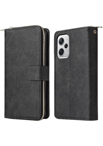 Xiaomi Redmi Not 12 Pro Artı Fermuar Cep Cüzdan Kılıf 9 (Yurt Dışından)