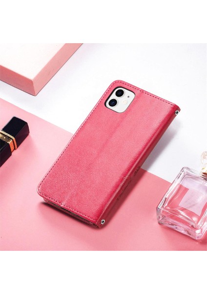 Iphone 12 Için Kılıf Mini Deri Kılıf Kapak Çevirin Zarif Iş Dört (Yurt Dışından)