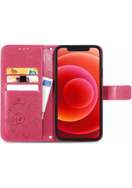 Iphone 12 Için Kılıf Mini Deri Kılıf Kapak Çevirin Zarif Iş Dört (Yurt Dışından)