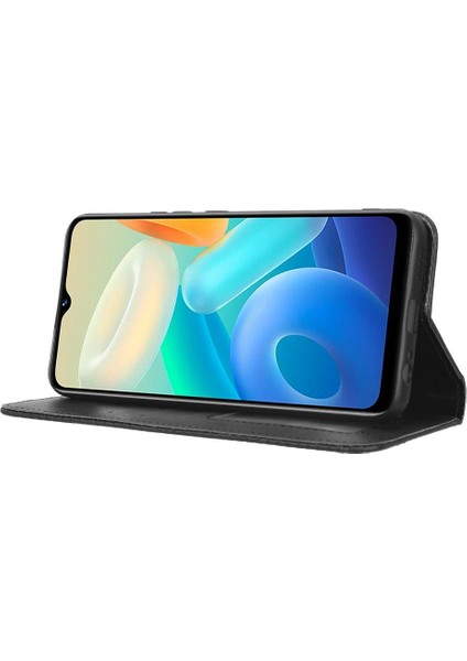 Vivo Y02S Manyetik Kapatma Pu Deri Cüzdan Için Kılıf (Yurt Dışından) indirimleri
