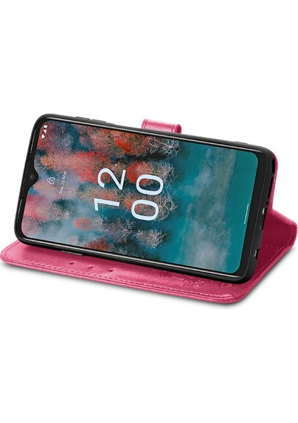 Nokia C12 Kısa Kayış Zarif Iş Çevirme Kapağı Deri Kılıf (Yurt Dışından) fırsatları