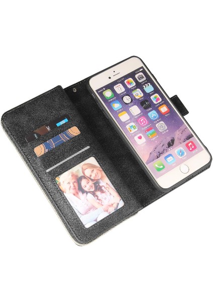 Iphone 6 Için Kılıf Artı/6s Artı Kart Tutucu ile El Kayışı Kapak Kılıfı (Yurt Dışından)