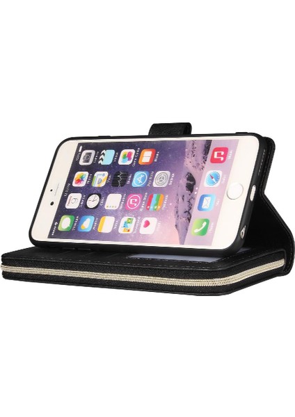 Iphone 6 Için Kılıf Artı/6s Artı Kart Tutucu ile El Kayışı Kapak Kılıfı (Yurt Dışından)