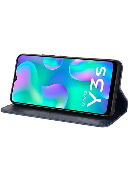 Vivo Y3S 2021 Manyetik Kapatma Pu Deri Cüzdan Için Kılıf (Yurt Dışından) fırsatları
