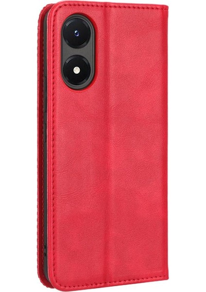 Vivo Y02S Manyetik Kapatma Pu Deri Cüzdan Için Kılıf (Yurt Dışından) indirimleri