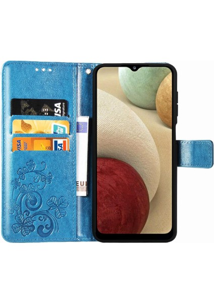 Samsung Galaxy A12 Zarif Iş Deri Kılıf Kapak Çevirin (Yurt Dışından) modelleri