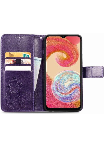 Samsung Galaxy A04E Zarif Iş Kısa Kayış Dört Yaprak Durumda (Yurt Dışından) modelleri