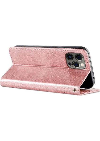 Iphone Xs Max Kart Ekleme Deri Folio Flip Case Manyetik (Yurt Dışından)