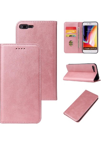 Iphone Xs Max Kart Ekleme Deri Folio Flip Case Manyetik (Yurt Dışından)