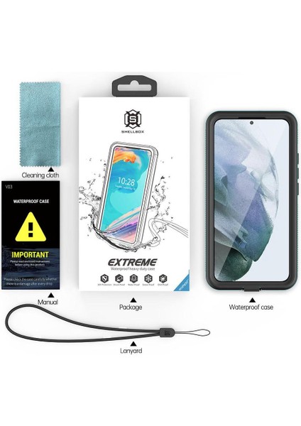 Samsung Galaxy S22 Artı Su Geçirmez IP68 Su Geçirmez Tam Inşa (Yurt Dışından)